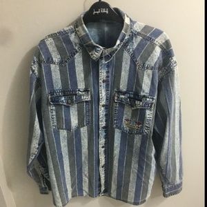 levis western wear Long Sleeve Embroidered Shirt